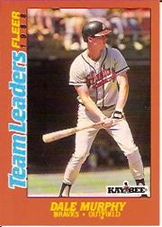 1988 Fleer Team Leaders Baseball Cards 024      Dale Murphy